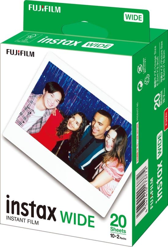fujifilm instax 2x10 wide glossy film