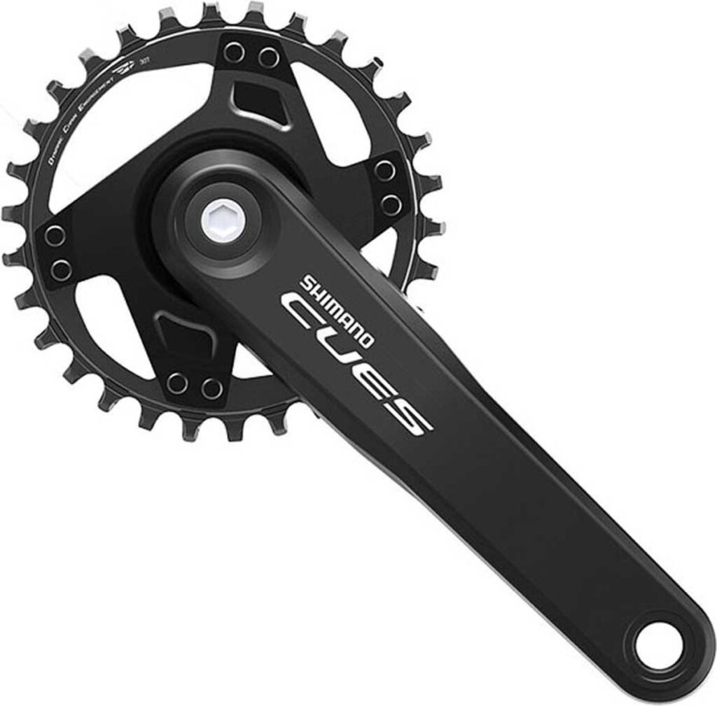 Shimano Cues crankstel met enkel kettingblad