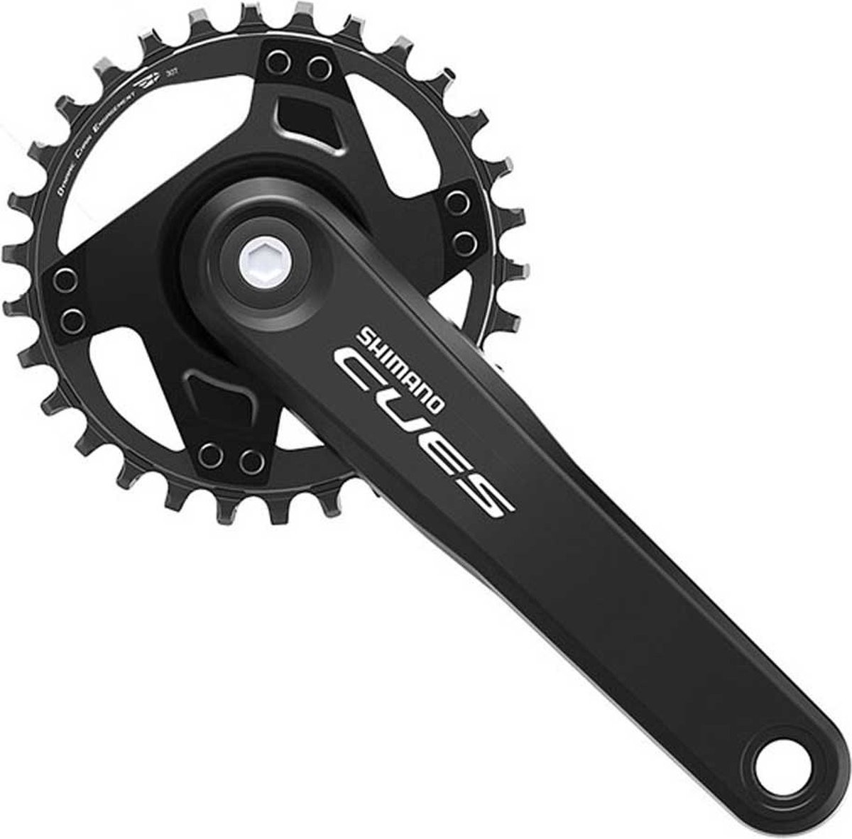 Shimano Cues crankstel met enkel kettingblad