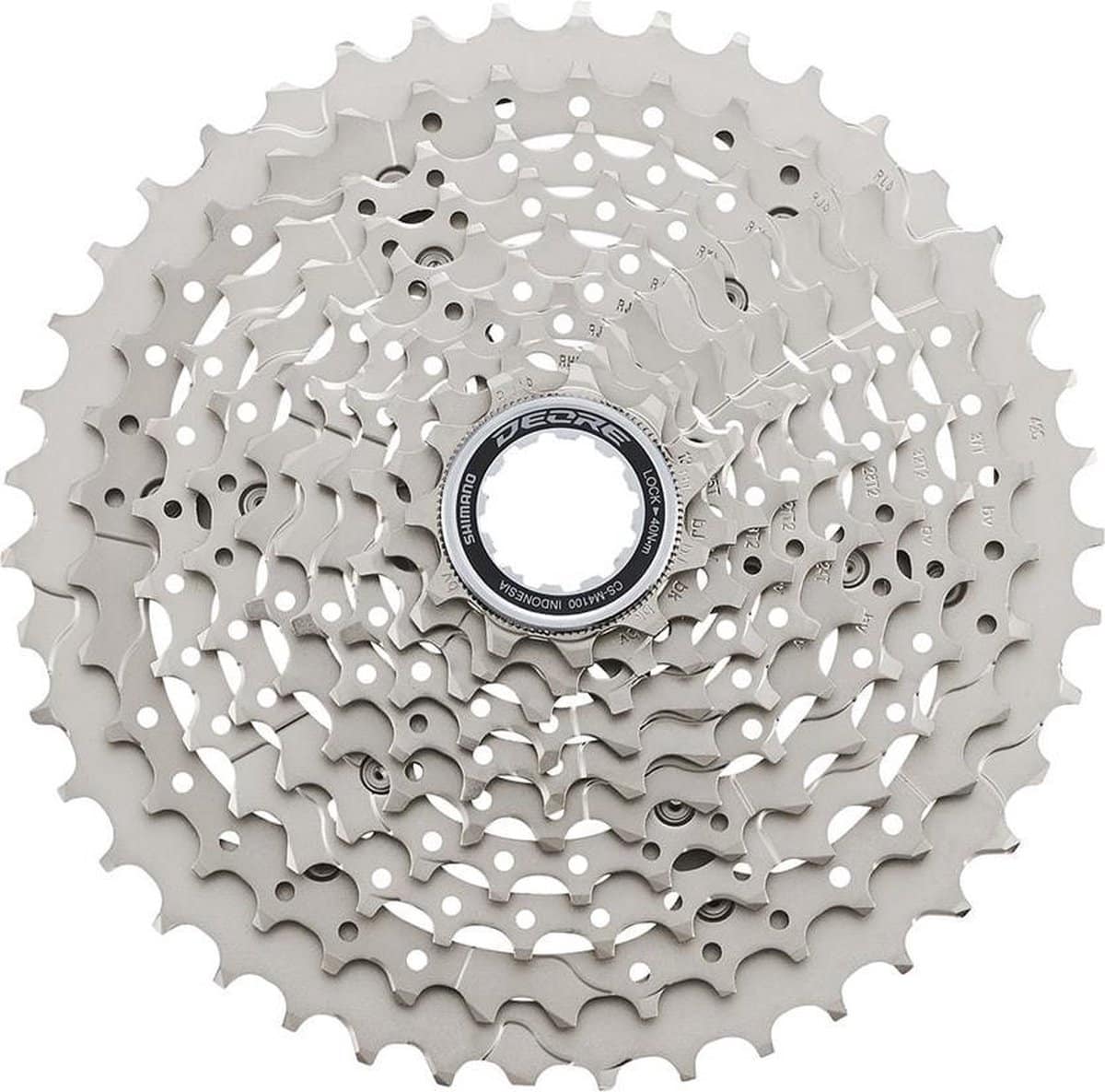 Fiets cassette met meerdere tandwielen voor schakelgemak.
