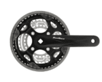 crankstel sunrace fcm300 48 38 28t / 170mm vierkante as (zwart)