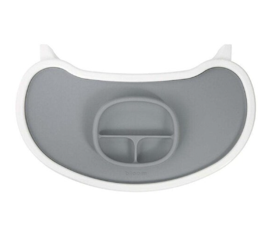 Grijs plastic kinderstoeltje inzetstuk