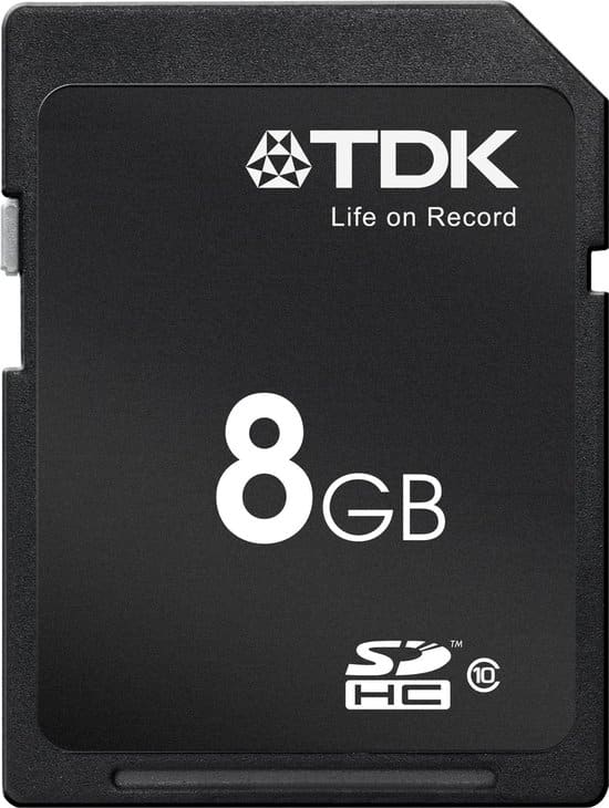 TDK 8GB SD-kaart, hoogwaardig opslagmedium.