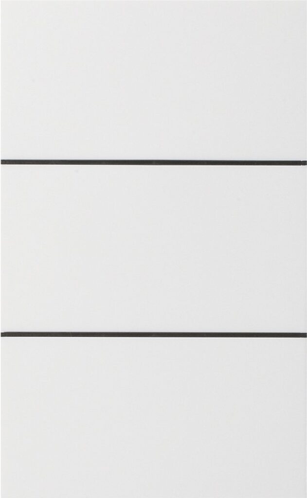 Wit oppervlak met twee zwarte lijnen