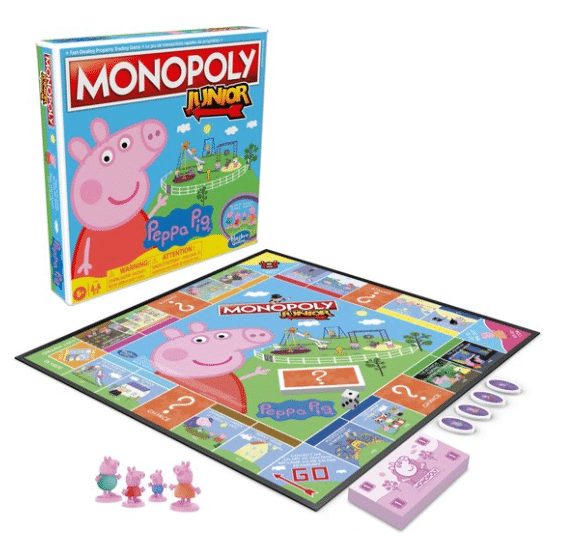 monopoly junior peppa pig bordspel engels/frans