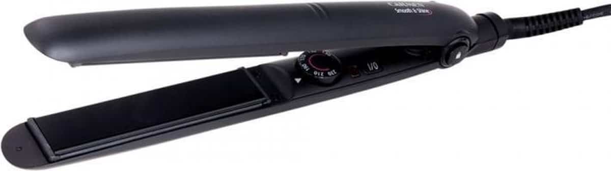 Zwarte stijltang met temperatuurregeling