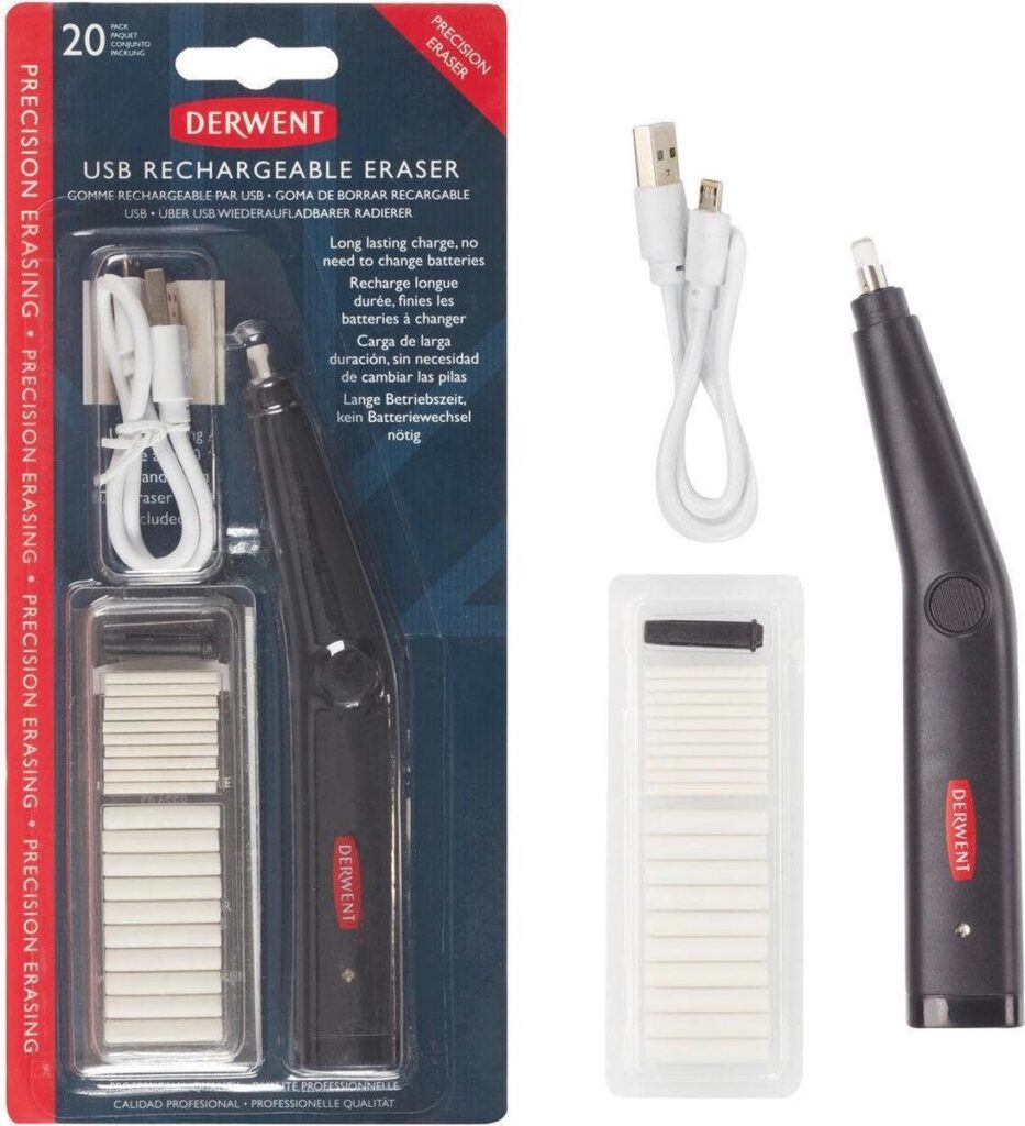 Derwent USB oplaadbare precisie gum set