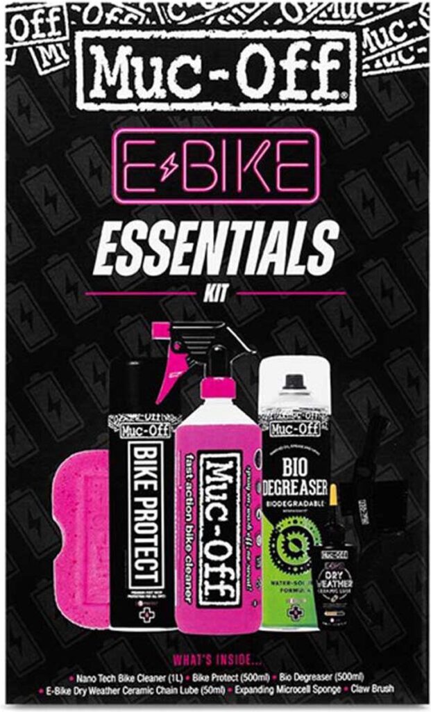 Muc-Off e-bike reinigingsproducten set.
