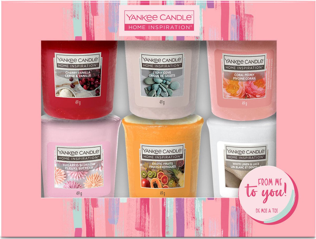 Yankee Candle gift set met zes geurkaarsen