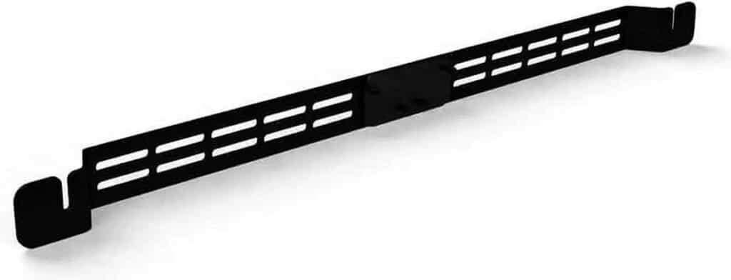 Zwarte metalen ventilatierooster voor voertuigen