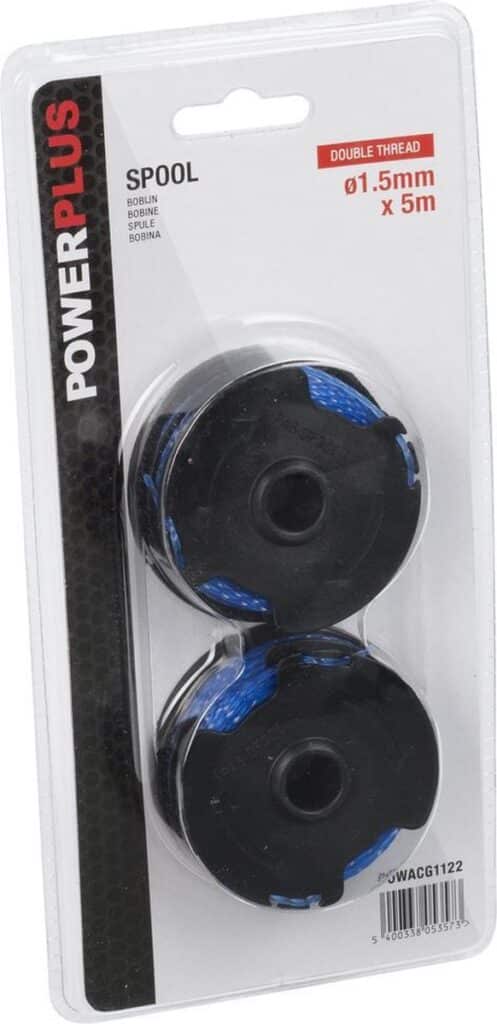 Powerplus spoel, dubbele draad, 1.5mm x 5m.