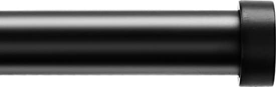 acaza gordijnroede gordijnrail gordijnroede uitschuifbaar gordijnstang 90 170 cm mat zwart