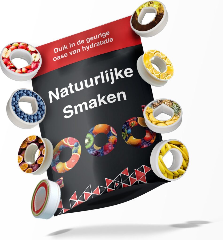 Hydratatie met natuurlijke smaken en fruitringen