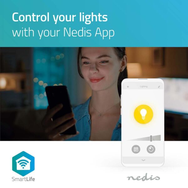 Bedien je lampen met de Nedis-app.