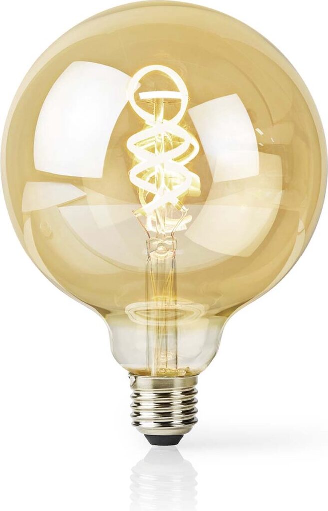 Vintage LED filament lamp met warm licht