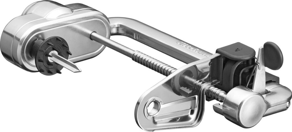 Metalen deur slotinstallatie gereedschap met klemmechanisme