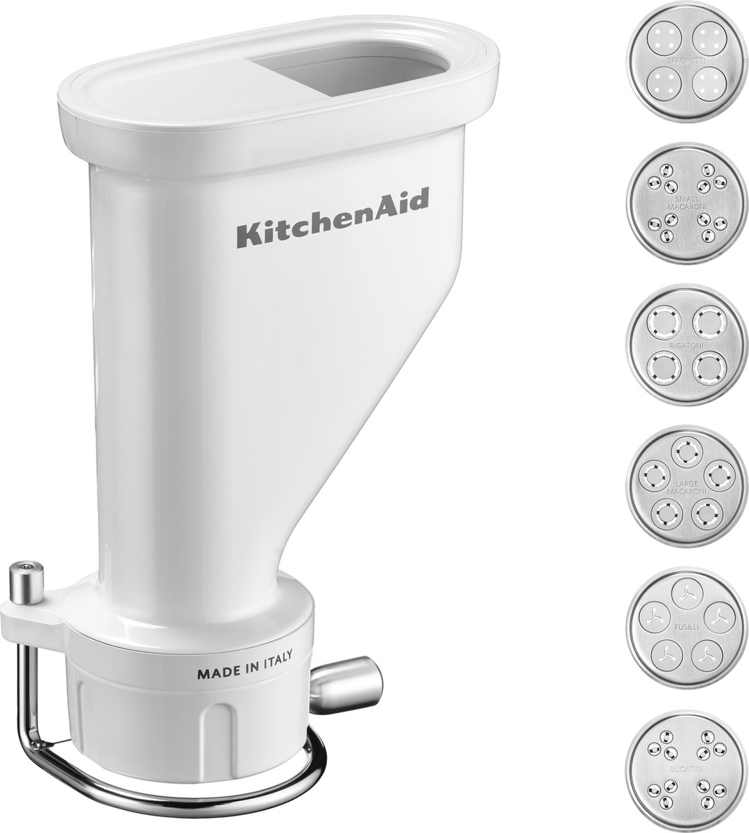KitchenAid pastamaker met zes verwisselbare schijven