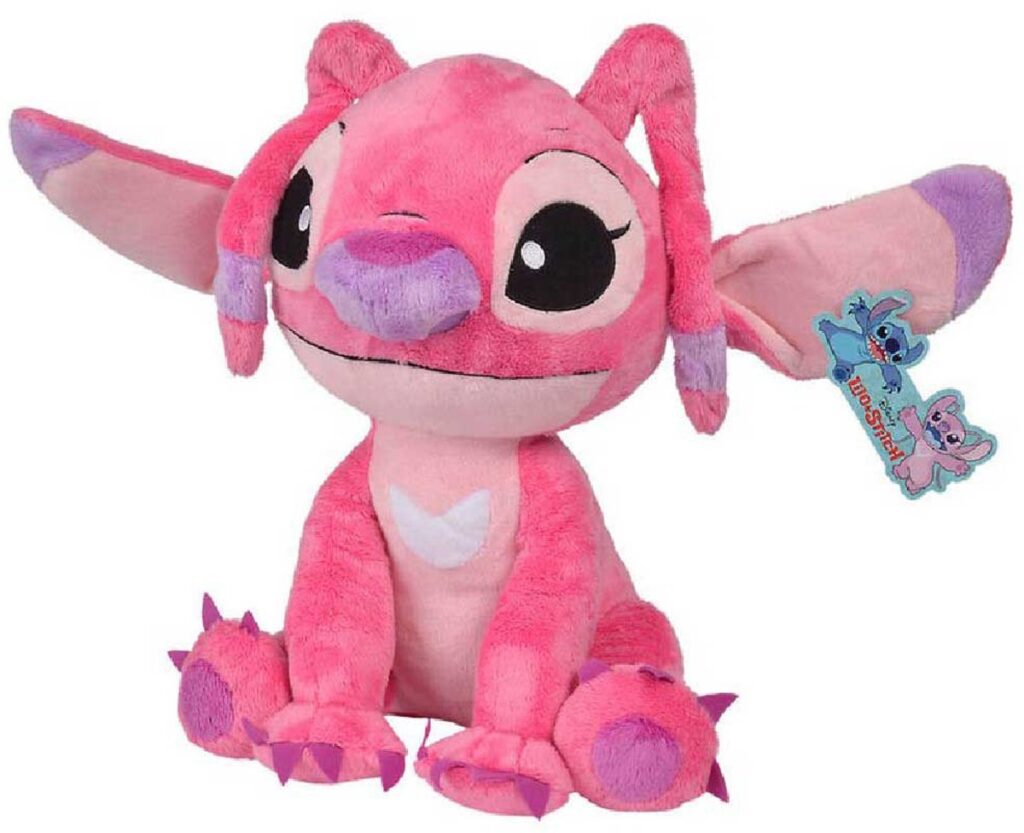 Roze pluchen Angel knuffel met grote oren