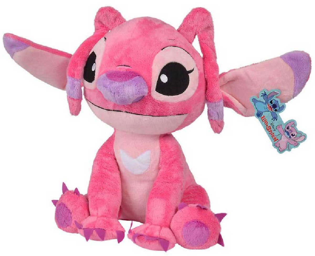 Roze pluchen Angel knuffel met grote oren
