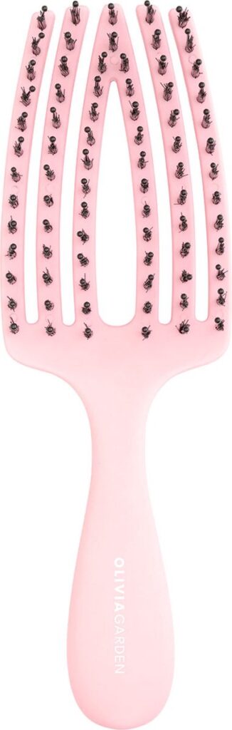 Roze haarkam met kleine mieren erop