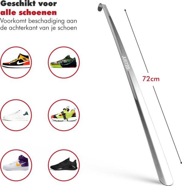 72cm lange schoenlepel voor diverse schoenen.