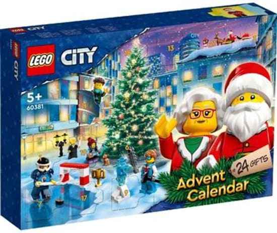 lego city adventskalender 2023 met 24 cadeautjes 60381