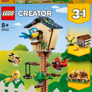 LEGO Creator vogelkast en vogels, 3-in-1 set.