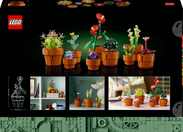 LEGO kamerplanten in potten set met zes ontwerpen.