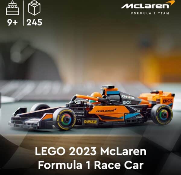 LEGO McLaren F1 raceauto bouwset 2023, 245 stukken.