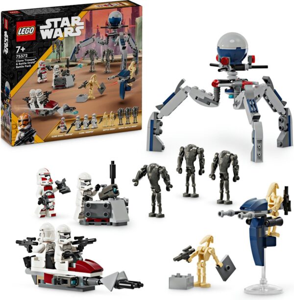 LEGO Star Wars bouwpakket Clone Troopers en Droids.