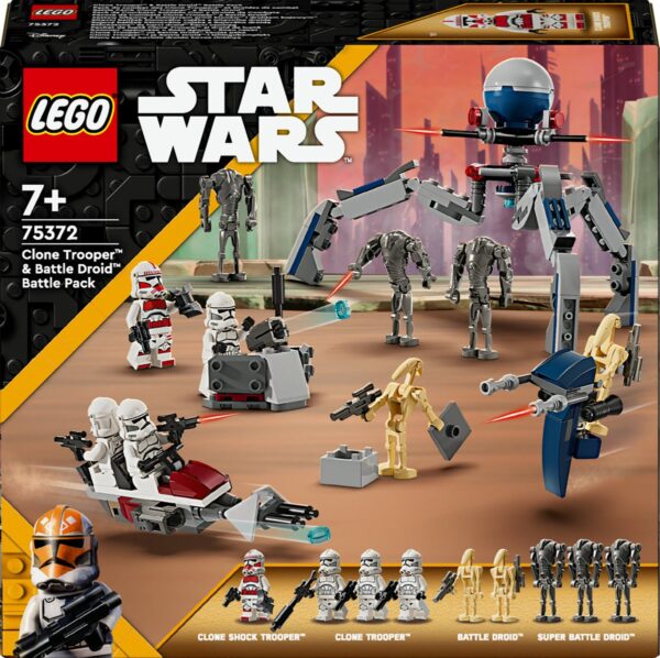 LEGO Star Wars Clone Trooper en Battle Droid set