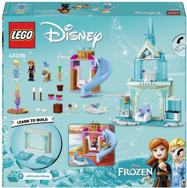 LEGO Disney Frozen bouwset met speelhuis en figuren.