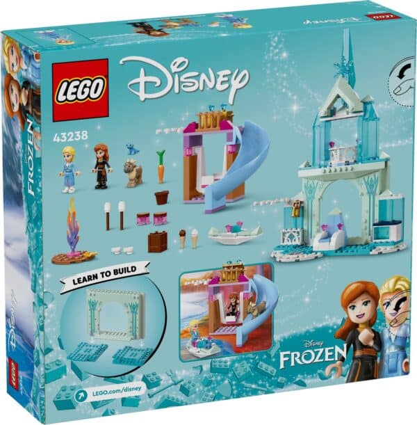 LEGO Disney Frozen bouwset met prinsessen en accessoires.