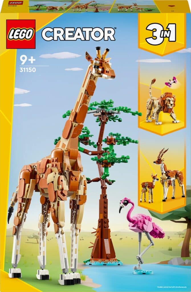 LEGO Creator giraffe bouwset voor kinderen.