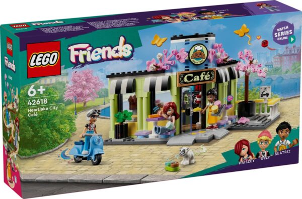 LEGO Friends Heartlake City Café speelset met figuren.