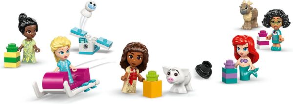 LEGO prinsessen met dieren en bouwblokken