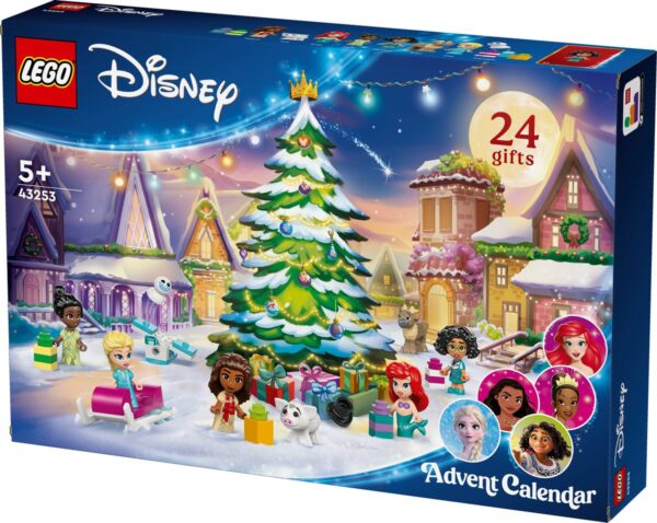 LEGO Disney adventkalender met 24 cadeaus.