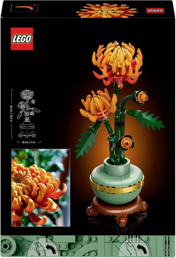 LEGO bloem bouwset met chrysant ontwerp.