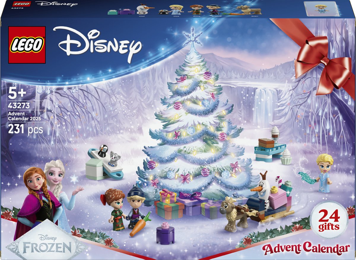 LEGO Disney Frozen adventkalender met speelgoed.