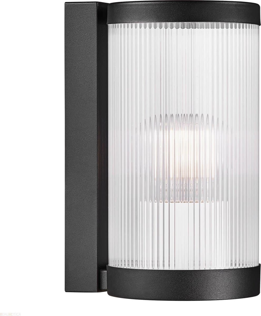 Wandlamp metaal en glas, moderne stijl