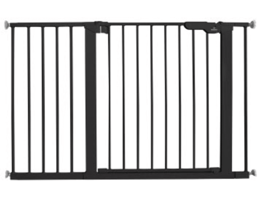 Zwart metalen traphekje voor veiligheid binnenshuis.