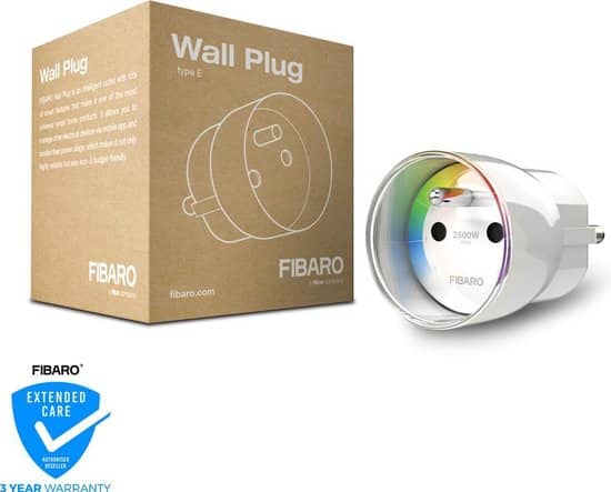 fibaro wall plug versie voor belgië type e slimme stekker met energiemeting werkt met boxx en z wave