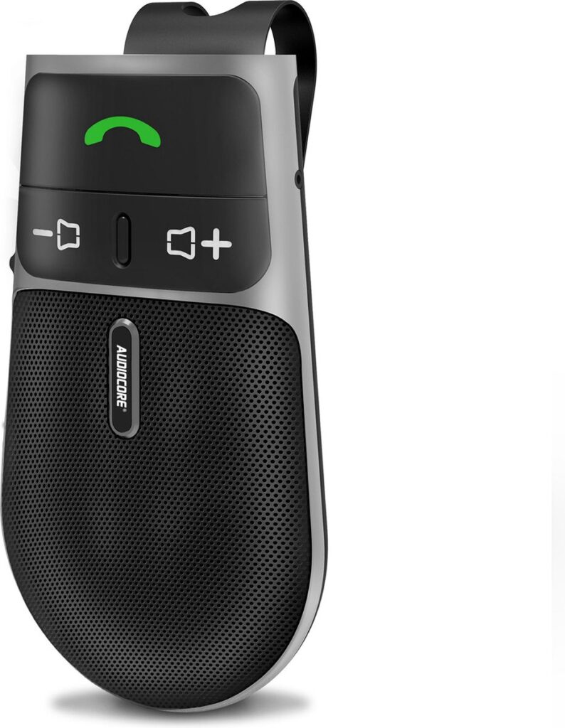 Draadloze handsfree speaker met volumeknoppen