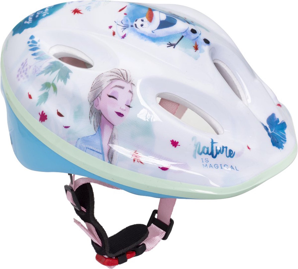 Kinderfietshelm met sprookjesachtige grafische print.