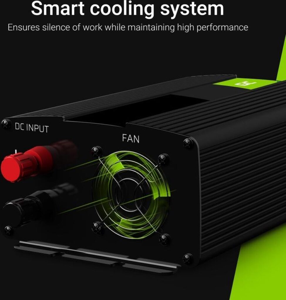 Slim koelsysteem met ventilator en DC-ingang