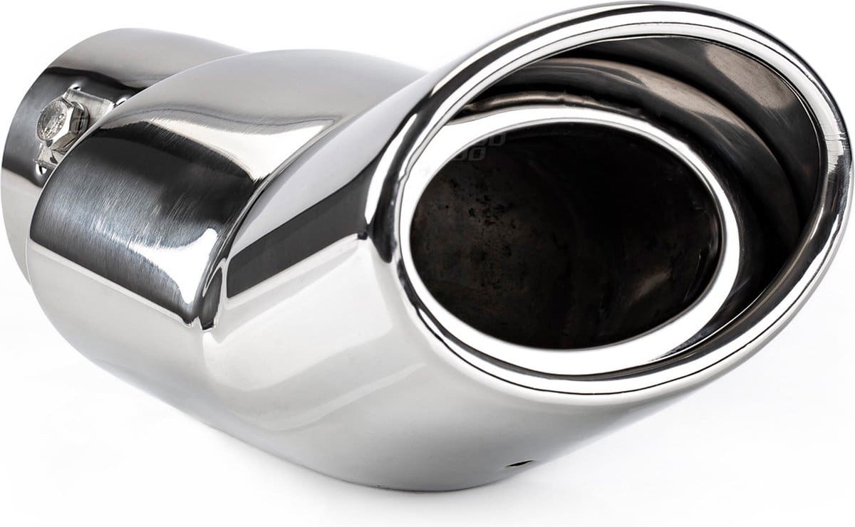 Glanzende chromen uitlaatdemper voor auto's