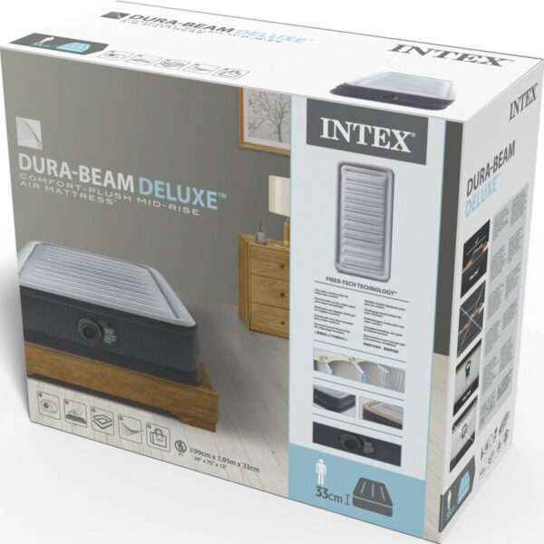 Intex luchtbed Dura-Beam Deluxe verpakking