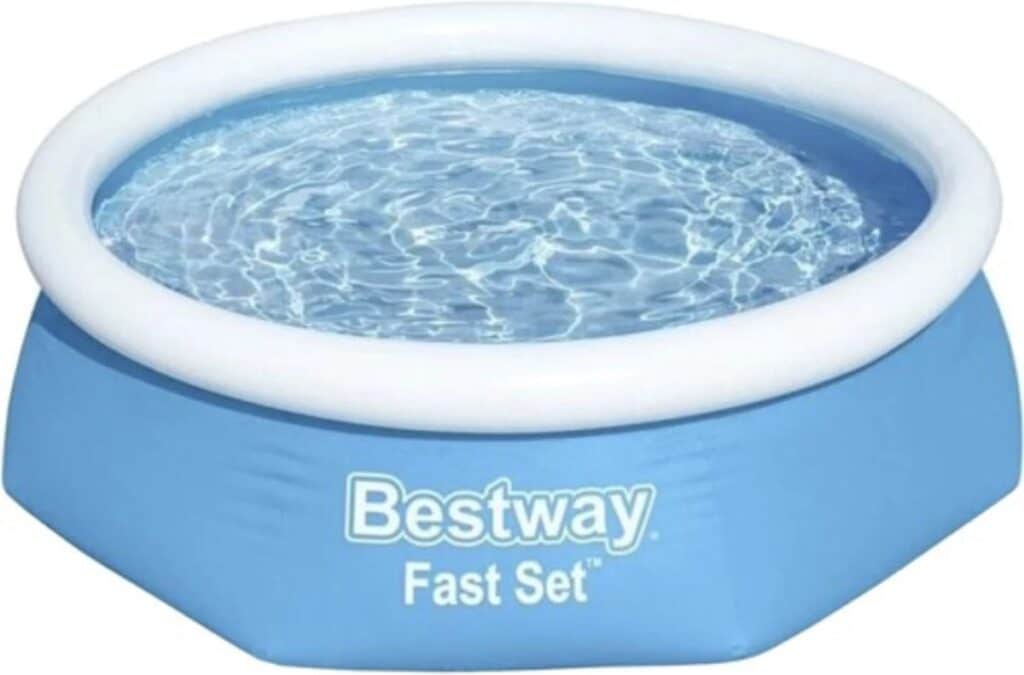 Opblaasbaar zwembad met water, merk Bestway, Fast Set