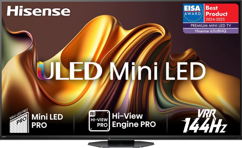 Hisense ULED Mini LED TV met EISA Award