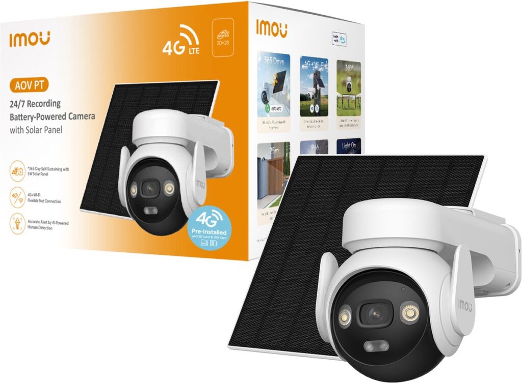 IMOU 4G Security Camera with Solar Panel